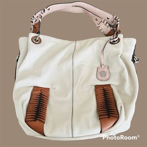 Jessica Simpson Large White Hobo Purse
